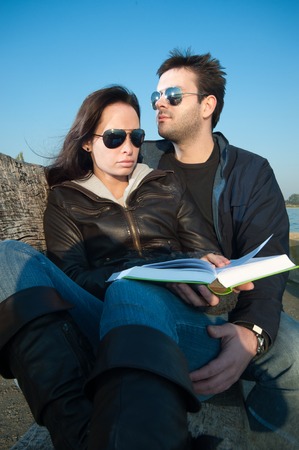 young couple in loveの写真素材