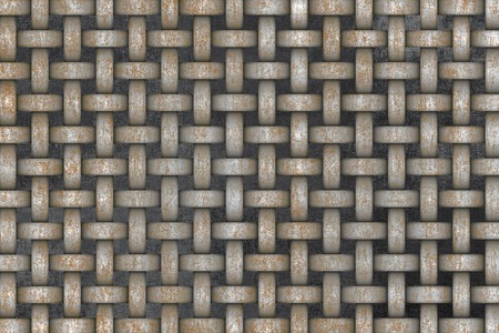 Metal gridの写真素材