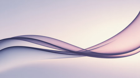 abstract background with smooth lines in purple and pink colors, 3d renderの素材