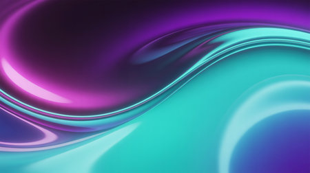 abstract background with blue and purple colors and some smooth lines in itの素材