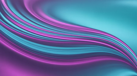 abstract background with smooth lines in pink and blue colors, computer generated imagesの素材