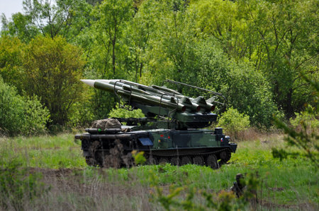 Tank with missiles