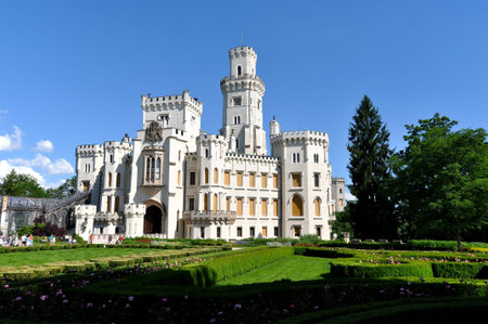 Castle Hluboka nad Vltavouのeditorial素材