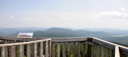 View from Boubin の写真素材