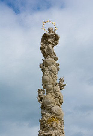 Marian Column, Telcの写真素材