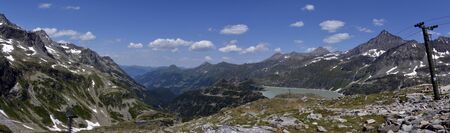 WeiÃsee Gletscherwelt panorama in national park Hohe Taurenの写真素材