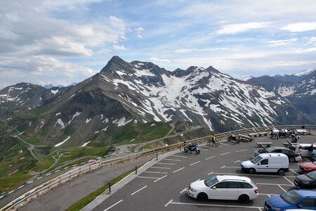 GROSSGLOCKNER HIGH ALPINE ROAD, Austriaの写真素材
