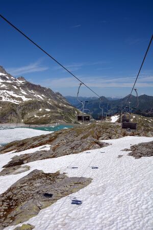 WeiÃsee Gletscherwelt panorama in national park Hohe Taurenの写真素材