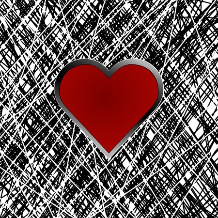 Abstract texture background with heartのイラスト素材