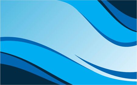 Modern dynamic wavy blue Background with soft color combination. Modern cover templateのイラスト素材
