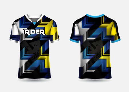 Abstract Premium soccer jerseys design vector. t shirt sport design background vector.のイラスト素材