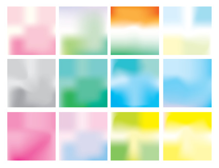 Abstract colorful blurred vector backgrounds. Elements for your website or presentation.のイラスト素材