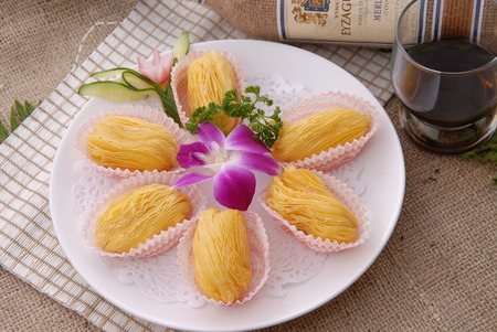 Chinese restaurant dishesのeditorial素材