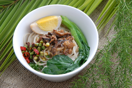 Chinese restaurant dishes - Noodles の写真素材