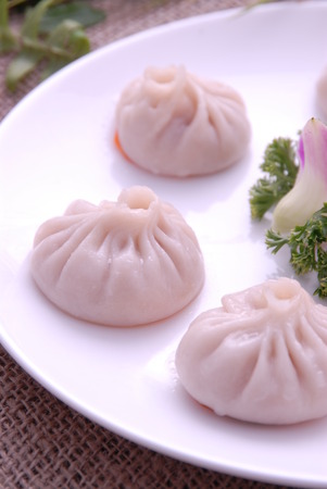 Chinese restaurant dishes - Steamed bun の写真素材
