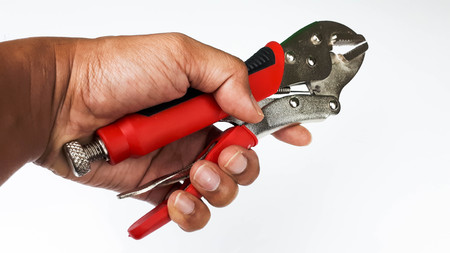 Pliers Have a house For techniciansの写真素材