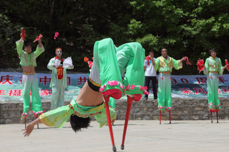 China  Haicheng Stilt whichのeditorial素材