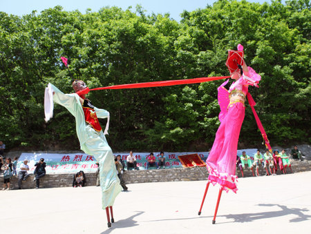 China  Haicheng Stilt whichのeditorial素材