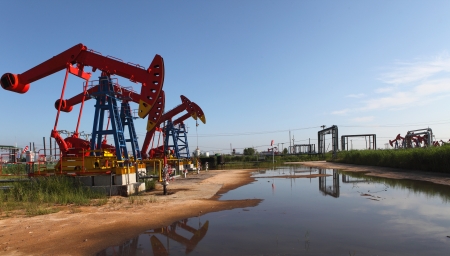 Oil pumps  Oil industry equipment  のeditorial素材