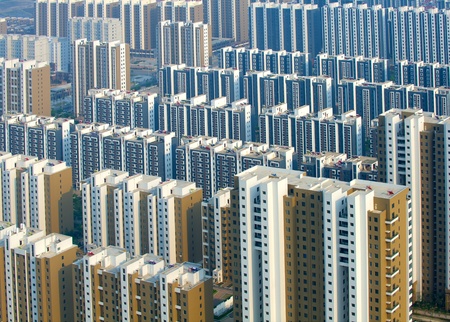 Block of Condominiumsの写真素材