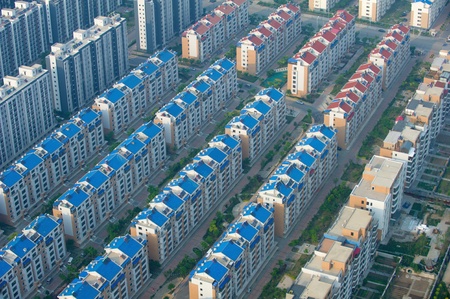 Block of Condominiumsの写真素材