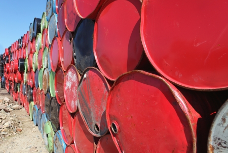 oil barrels の写真素材