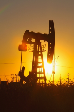 Oil pumps  Oil industry equipment  の写真素材