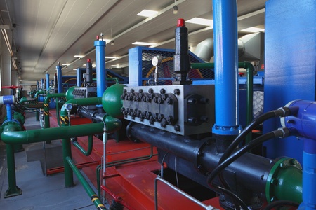 industrial machine in a factoryのeditorial素材