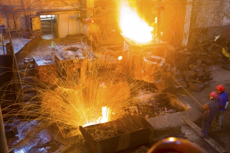 Iron and steel industry のeditorial素材