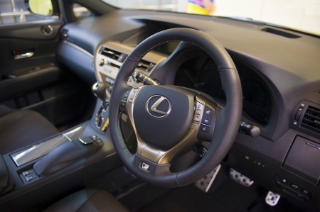  The new Toyota Touring Sports displayed at the 2012 Tokyo Motor Show on June 24のeditorial素材
