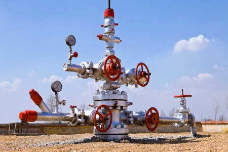 production wellhead の写真素材