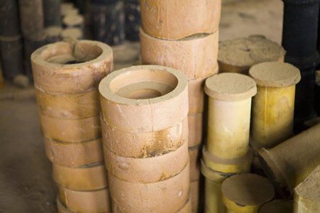 Foundry, sand molded casting
