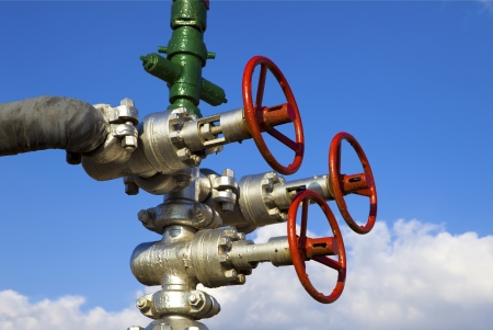production wellhead の写真素材