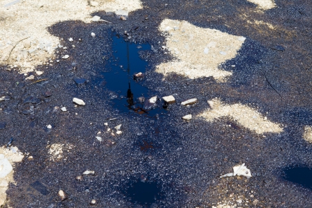 Oil pollutionの写真素材