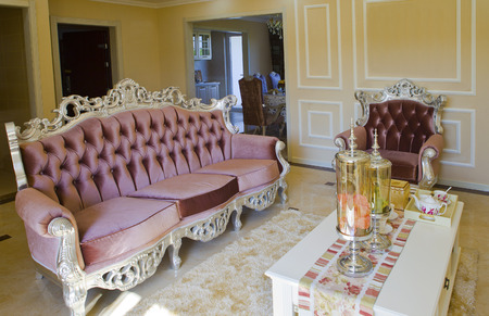 Couch in the room, modern living roomのeditorial素材