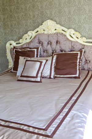 Bedroom and bedのeditorial素材