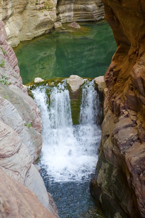 beautiful waterfallの写真素材