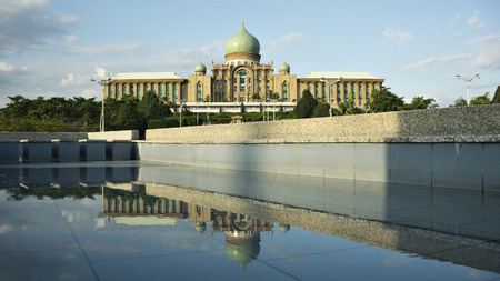 Putrajaya, Malaysia January 7, 2016, the Office of the Prime Minister of Malaysia, is the symbol of the administration of a democracy that is practiced in Malaysia and also the administrative center of the country.のeditorial素材