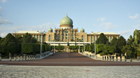 Putrajaya, Malaysia January 7, 2016, the Office of the Prime Minister of Malaysia, is the symbol of the administration of a democracy that is practiced in Malaysia and also the administrative center of the country.のeditorial素材