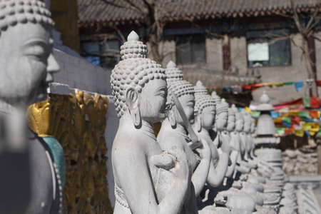 stone buddha statue