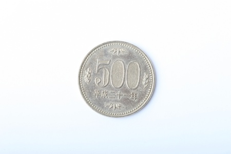a japanese coinの写真素材