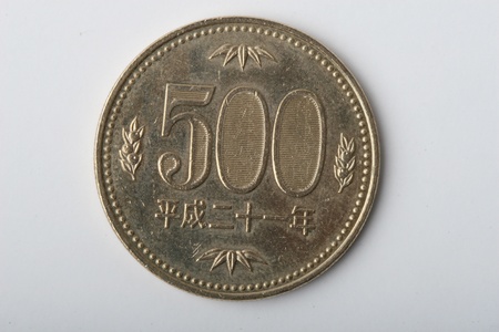a japanese coinの写真素材