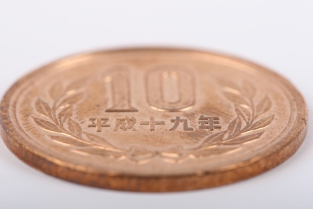 Japanese coinの写真素材