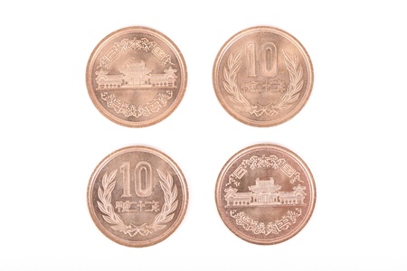 Japanese coinの写真素材