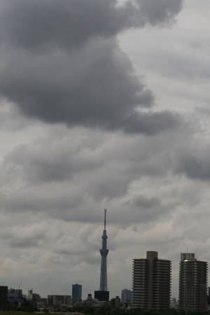sky tree in Tokyo Japanのeditorial素材