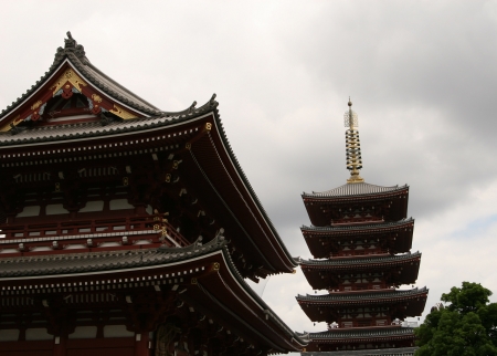 Senso-ji temple,Tokyo,Japanのeditorial素材