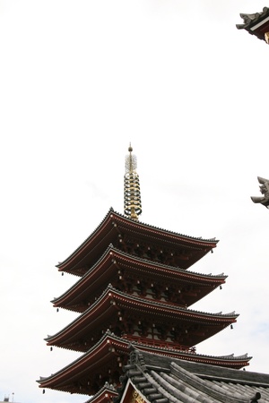 Senso-ji temple,Tokyo,Japanのeditorial素材