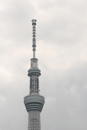 sky tree in Tokyo Japanのeditorial素材