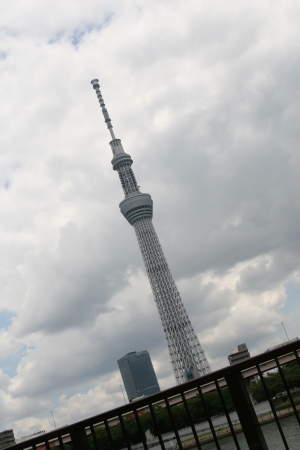 sky tree in Tokyo Japanのeditorial素材