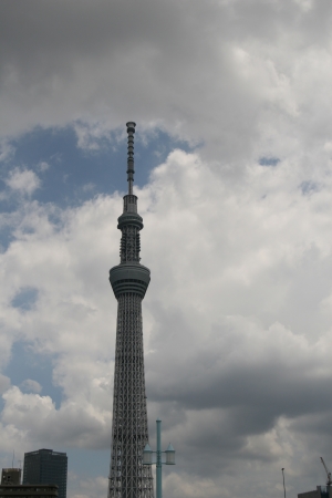 sky tree in Tokyo Japanのeditorial素材